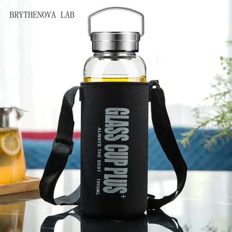 Szklana butelka na wodę 2L z p – Outdoor Sport Glass Water Bottle recenzja i cena