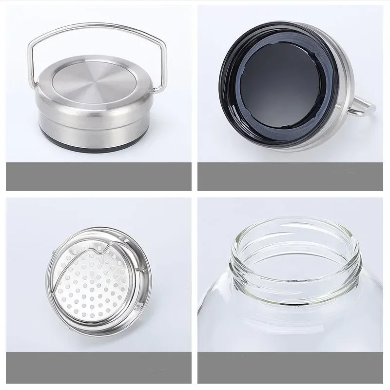 Szklana butelka na wodę 2L z p – Outdoor Sport Glass Water Bottle recenzja i cena