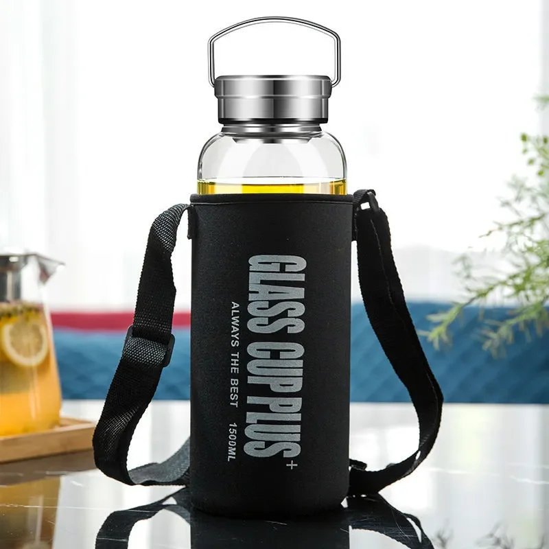 2L szklana butelka na wodę z p – Outdoor Sport Glass Water Bottle recenzja i cena